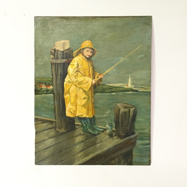 ARTWORK, Portrait Male (Medium) - Boy Fishing